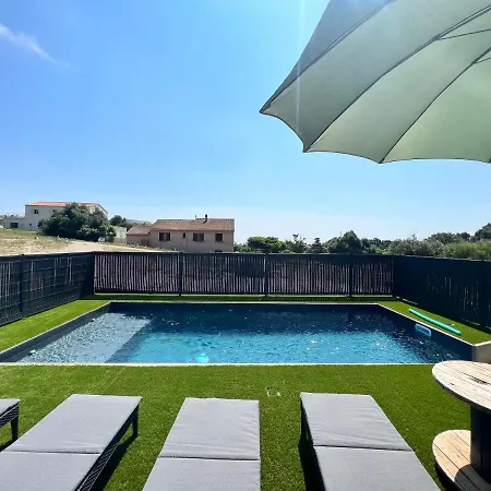 ヴィラ Casa Lamaghjone - T4 Avec Piscine Chauffee A 3,5km De La アレリア