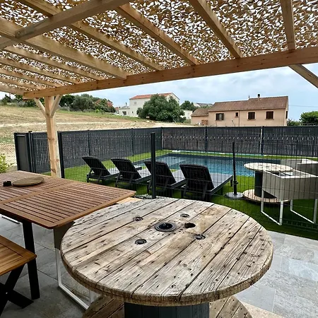 Vila Casa Lamaghjone - T4 Avec Piscine Chauffee A 3,5km De La Aléria
