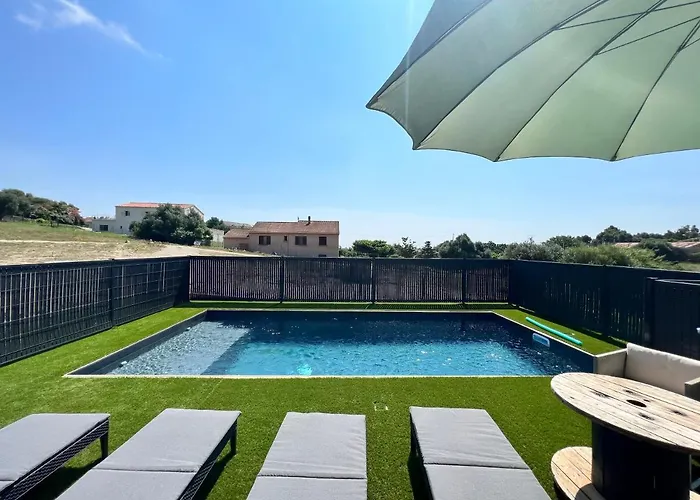 Vila Casa Lamaghjone - T4 Avec Piscine Chauffee A 3,5km De La Aléria