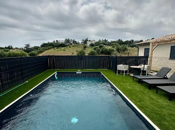 Casa Lamaghjone - T4 Avec Piscine Chauffee A 3,5km De La Vila