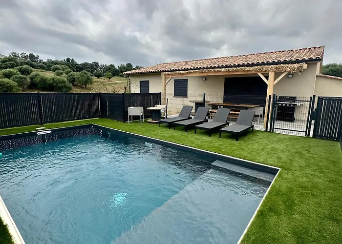 Vila Casa Lamaghjone - T4 Avec Piscine Chauffee A 3,5km De La